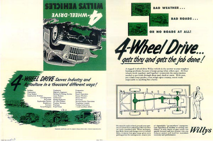 1954 Jeep 4WD Brochure Page 1